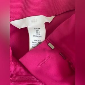 H&M Women's High Waist Lightweight Solid Long Pants Elegant Office Trousers